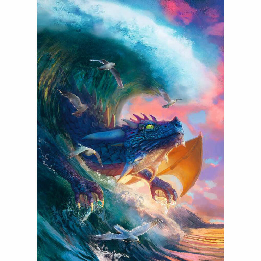 Ravensburger Puzzle Drachenrennen, Erwachsenenpuzzle, 1000 Teile, 12000622