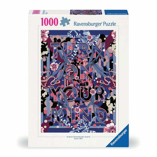 Ravensburger Puzzle Turn on your mind, adult puzzle, 1000 pieces, 12000783