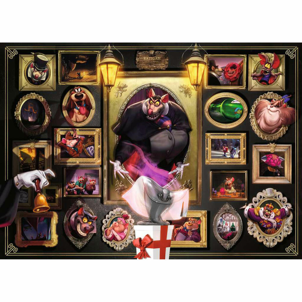 Ravensburger Puzzle Villainous: Ratigan, Erwachsenenpuzzle, 1000 Teile, 12000098