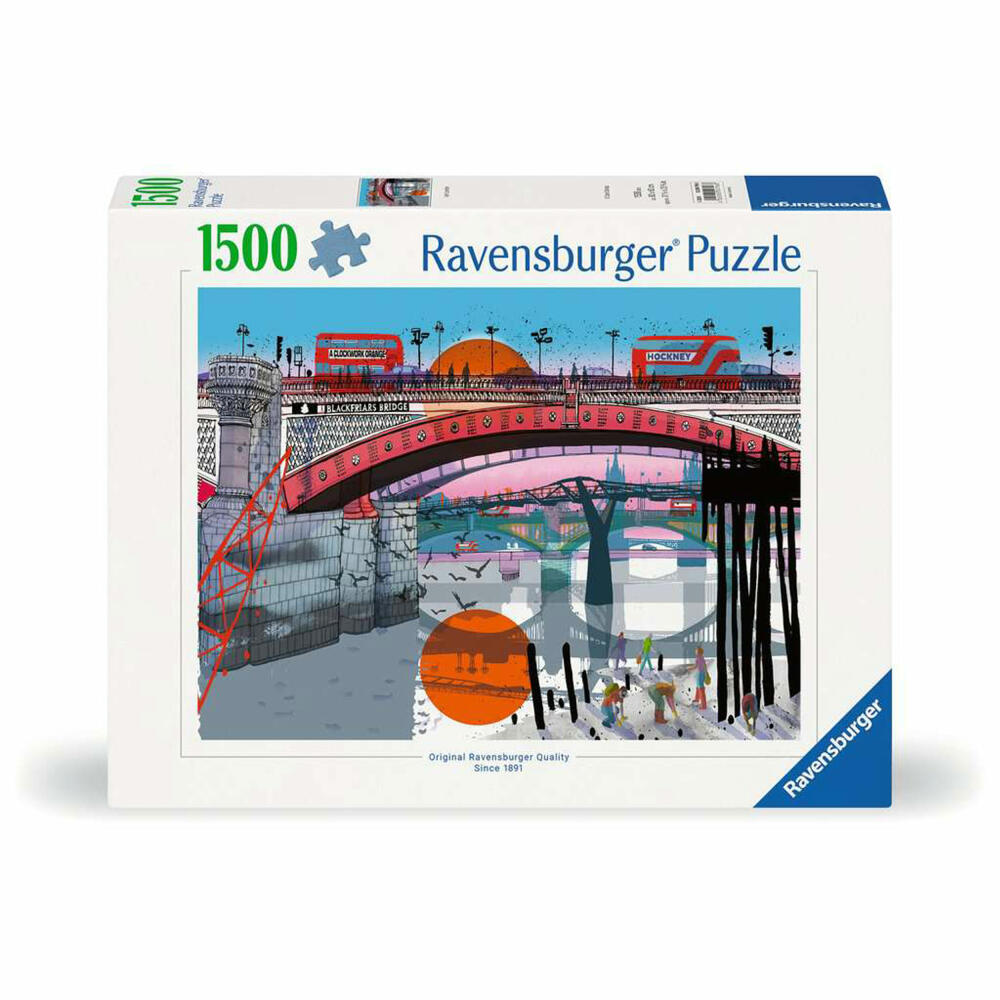 Ravensburger Puzzle Das ist London, Erwachsenenpuzzle, 1500 Teile, 12000796