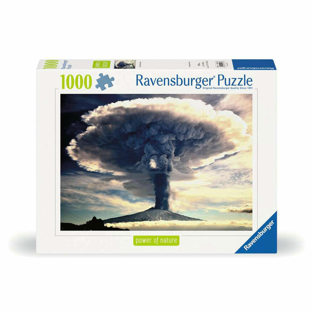 Ravensburger Puzzle Vulkan Ätna, Erwachsenenpuzzle, 1000 Teile, 12000176