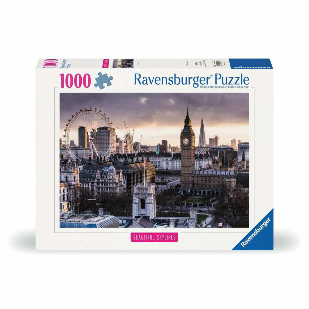 Ravensburger Puzzle London, Erwachsenenpuzzle, 1000 Teile, 12000016