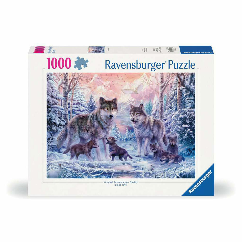 Ravensburger Puzzle Arktische Wölfe, Erwachsenenpuzzle, 1000 Teile, 12000647