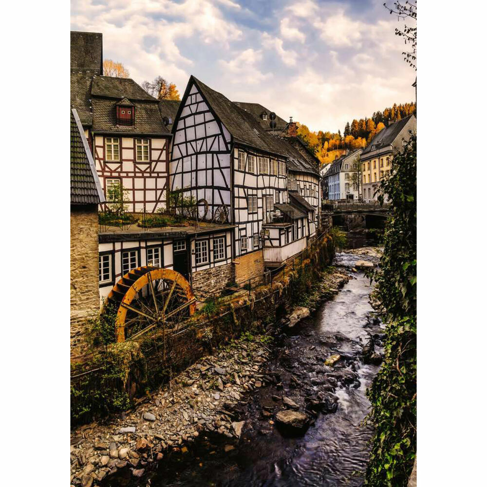 Ravensburger Puzzle Monschau in der Eifel, Erwachsenenpuzzle, 1000 Teile, 12000792