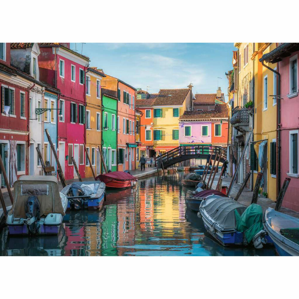 Ravensburger Puzzle Burano in Italien, Erwachsenenpuzzle, 1000 Teile, 12000623