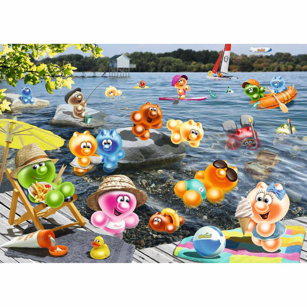 Ravensburger Puzzle Gelini Seepicknick, Erwachsenenpuzzle, 1000 Teile, 12000625