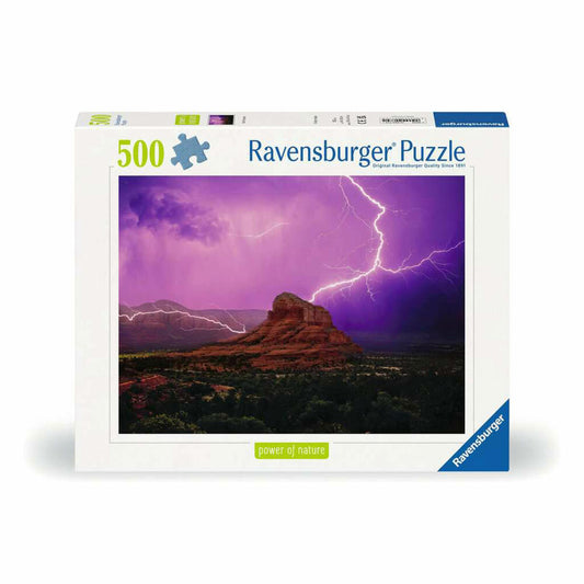 Ravensburger Puzzle Pink Thunderstorm Mood, Adult Puzzle, 500 Pieces, 12000779