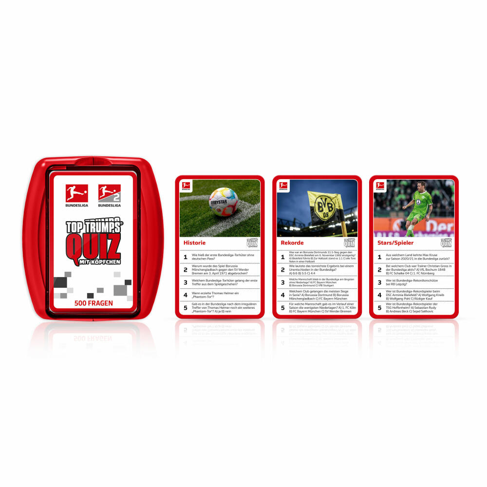 Winning Moves Top Trumps Quiz Bundesliga Edition, quiz game, board game, knowledge game, 47230
