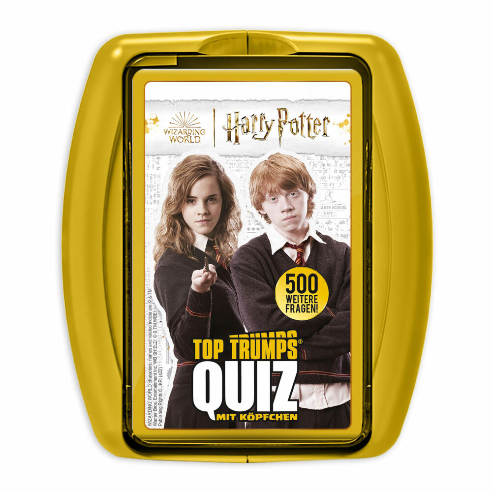 Winning Moves Top Trumps Quiz Harry Potter Hogwarts, Quiz Game, Board Game, Knowledge Game, 64077