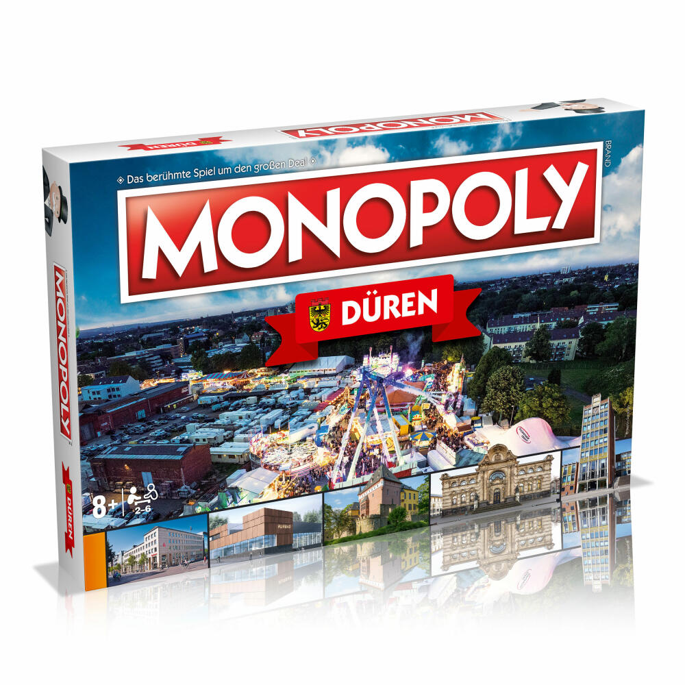 Winning Moves Monopoly Düren, board game, parlor game, family game, 48213