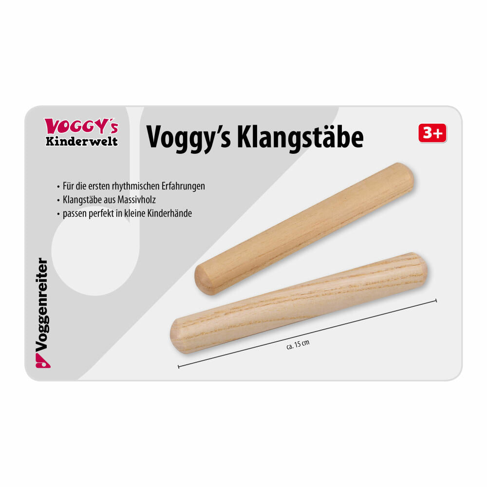 Voggenreiter Voggys Klangstäbe, 1 Paar, Rhythmusinstrumente, Musik Instrument, Klangstab, 780