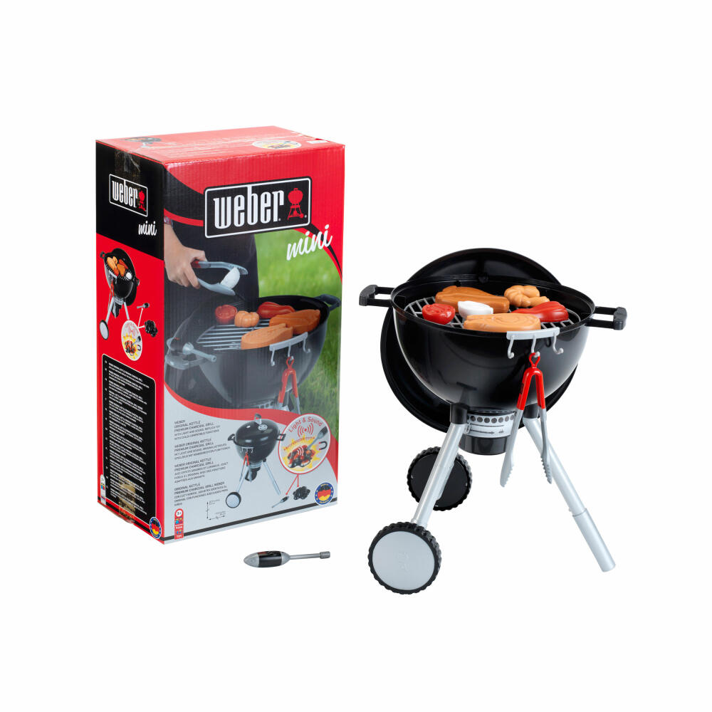 Theo Klein Weber Kugelgrill One Touch Premium, Kinder Grill, Kinderspielzeug, Spielzeug, 9466