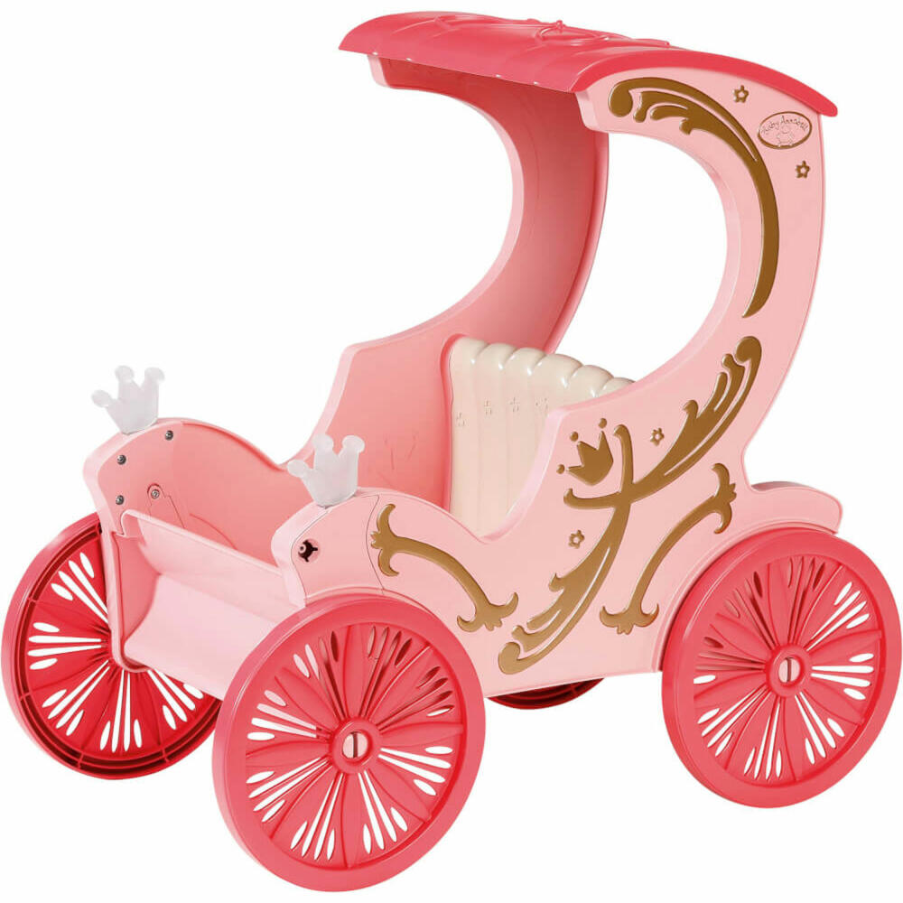 Zapf Creation Baby Annabell Little Sweet Kutsche und Pony, Puppenzubehör, Pferdekutsche, Pferd, Puppen Zubehör, 707210