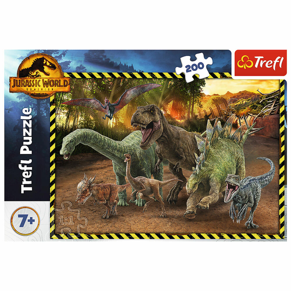 Trefl Puzzle Jurassic World, children's puzzle, 200 pieces, 48 x 34 cm, 13287