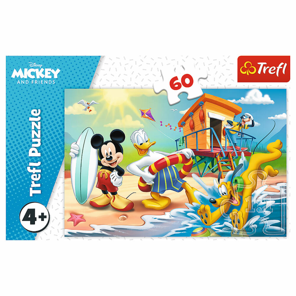 Trefl Puzzle Disney Mickey Mouse and Friends, Children's Puzzle, 60 Pieces, 33 x 22 cm, 17359