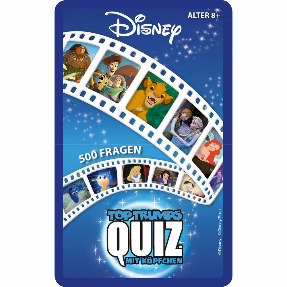Winning Moves Top Trumps Quiz Disney Classic, Quiz Game, Board Game, Knowledge Game, 62769