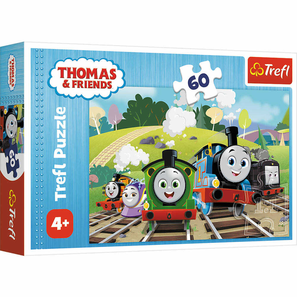 Trefl Puzzle Thomas the Tank Engine, children's puzzle, 60 pieces, 33 x 22 cm, 17379