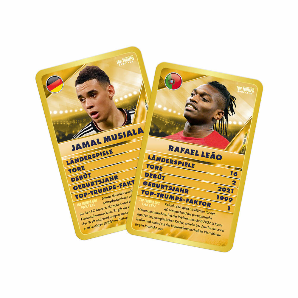 Winning Moves Top Trumps - Weltfussball Stars 5, Trumpfspiel, Kartenspiel, Familienspiel, ab 6 Jahren, WM04122-GER-12