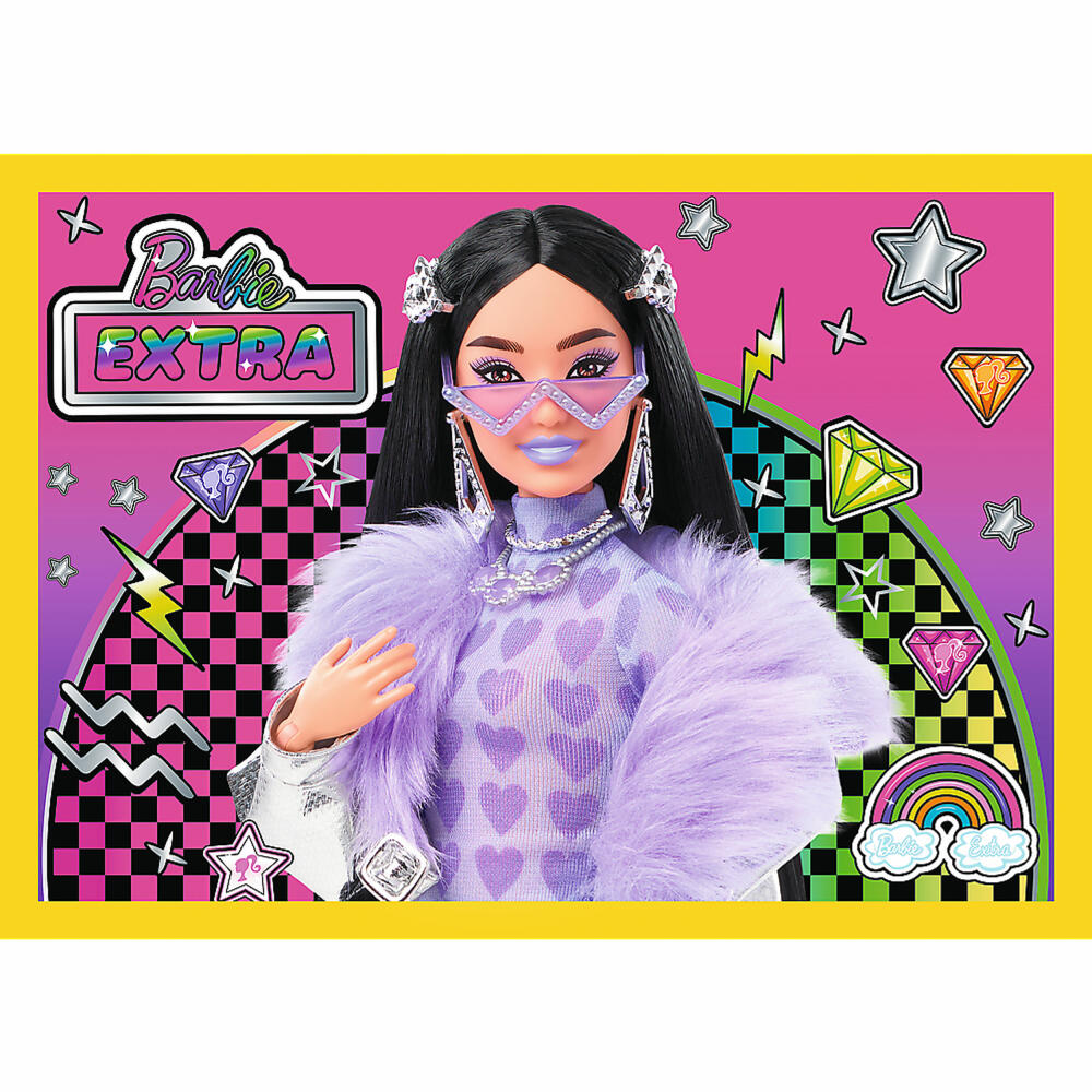 Trefl 4 in 1 puzzle - Barbie, 35 + 48 + 54 + 70 pieces, 28.5 x 20.5 cm, 34626