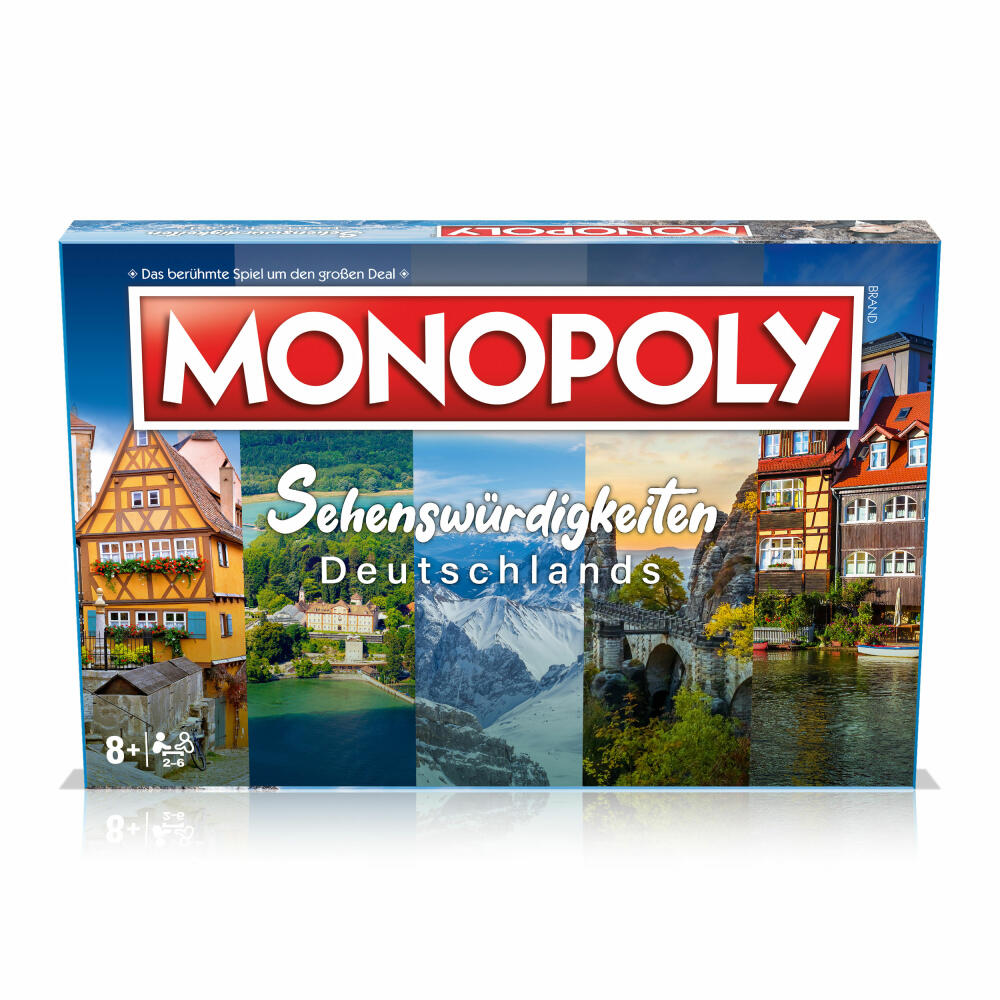 Winning Moves Monopoly Sights of Germany, Board Game, Party Game, WM04213-GER-6