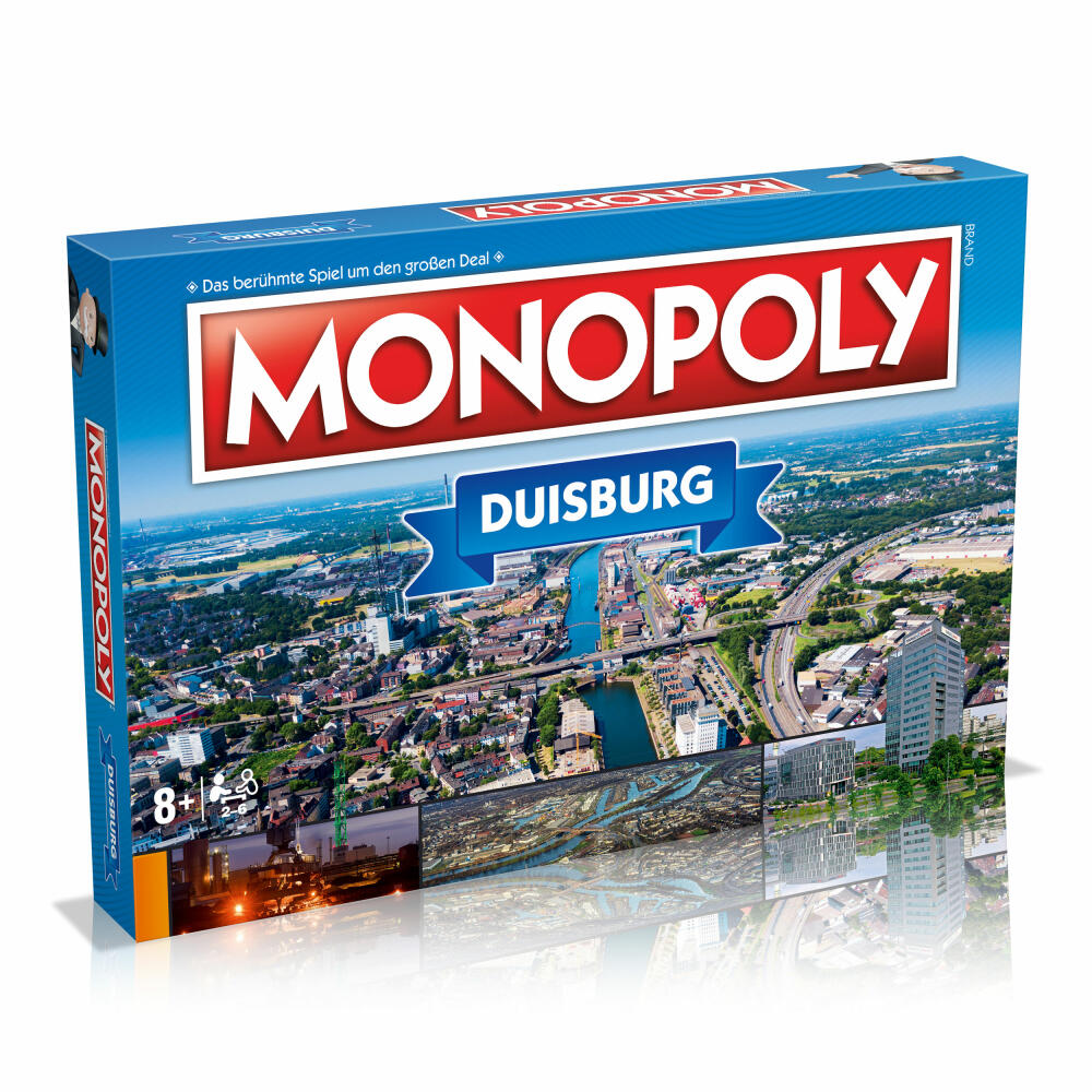 Winning Moves Monopoly - Duisburg, board game, family game, parlor game, ages 8 and up, WM04223-GER-6