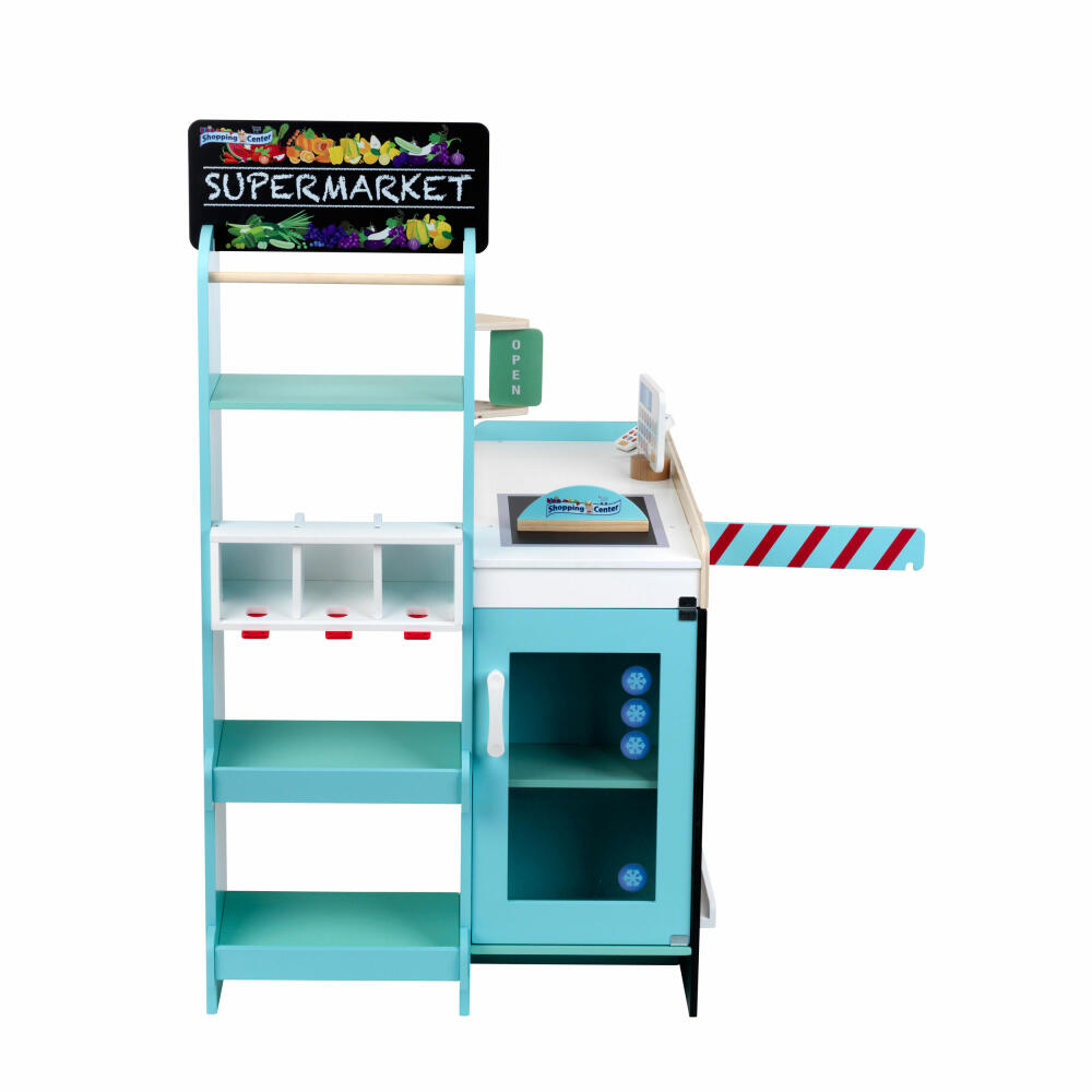 Theo Klein Supermarkt, Kaufladen, Kaufmannsladen, Kinderkaufladen, Kinder Spielzeug, Holz, 9391
