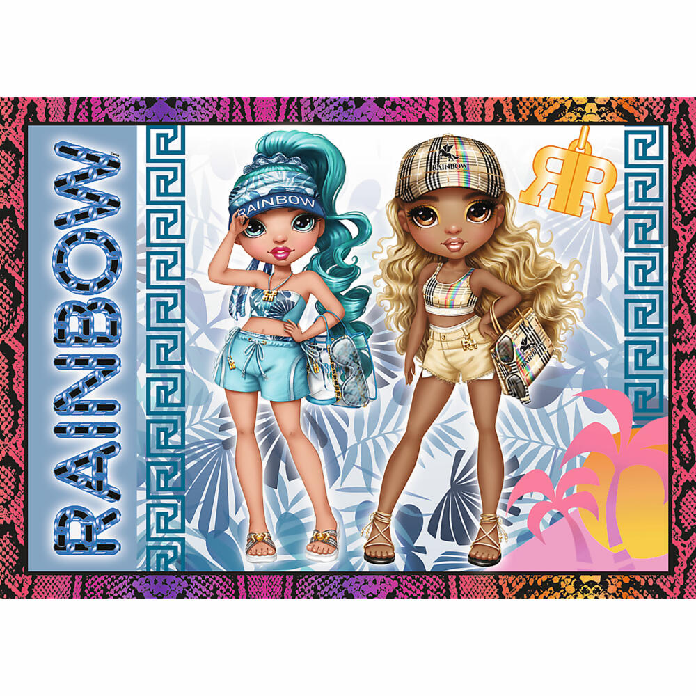 Trefl 4 in 1 Puzzle - Rainbow High, 35 + 48 + 54 + 70 Teile, 28.5 x 20.5 cm, 34614
