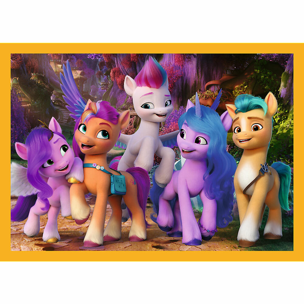 Trefl 4 in 1 Puzzle - My little Pony, 35 + 48 + 54 + 70 Teile, 28.5 x 20.5 cm, 34624