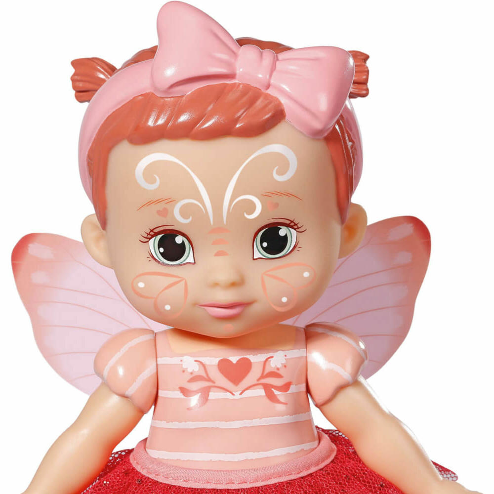 Zapf Creation BABY born Storybook Fairy Poppy, Feen-Puppe, Spielpuppe, mit Flügelfunktion, 18 cm, 831823