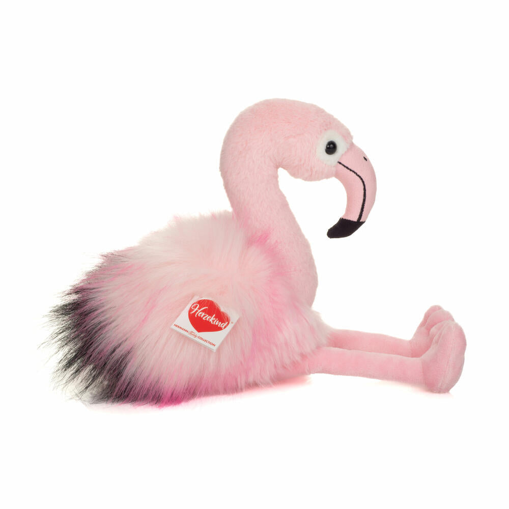 Teddy Hermann Flamingo Flora, Plüschtier, Vogel, Herzekind, Plüsch, Pink, 35 cm, 939528