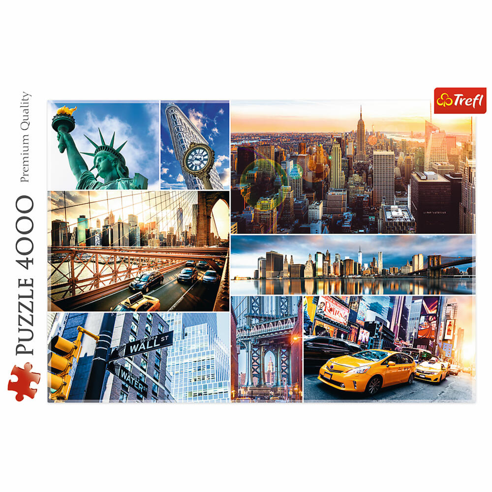 Trefl Puzzle New York Collage, 4000 pieces, 136 x 96 cm, 45006