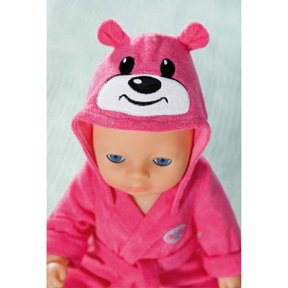 Zapf Creation BABY born Little Bademantel, Puppenkleidung, Puppen Kleidung, 36 cm, 830581