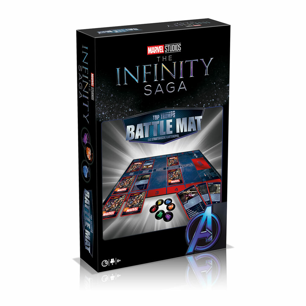 Winning Moves Battle Mat Marvel, Top Trumps, Kartenspiel, Familienspiel, ab 8 Jahren, WM02894-GER-6