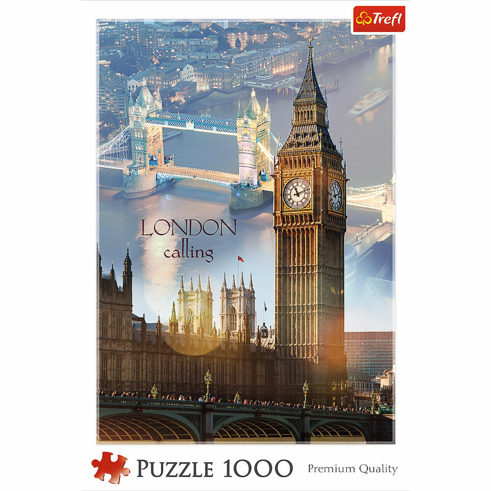 Trefl Puzzle London im Morgengrauen, England, 1000 Teile, 68.3 x 48 cm, 10395