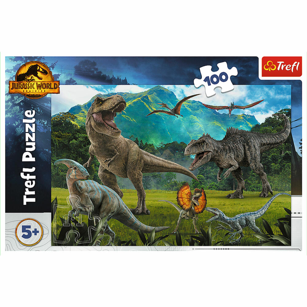 Trefl Puzzle Jurassic World, children's puzzle, 100 pieces, 41 x 27.5 cm, 16441