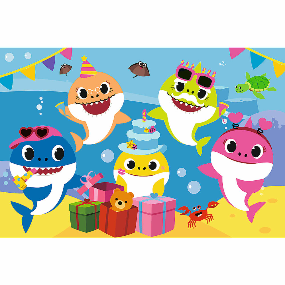 Trefl Maxi Puzzle Happy Sharks, children's puzzle, 24 pieces, 60 x 40 cm, 14337