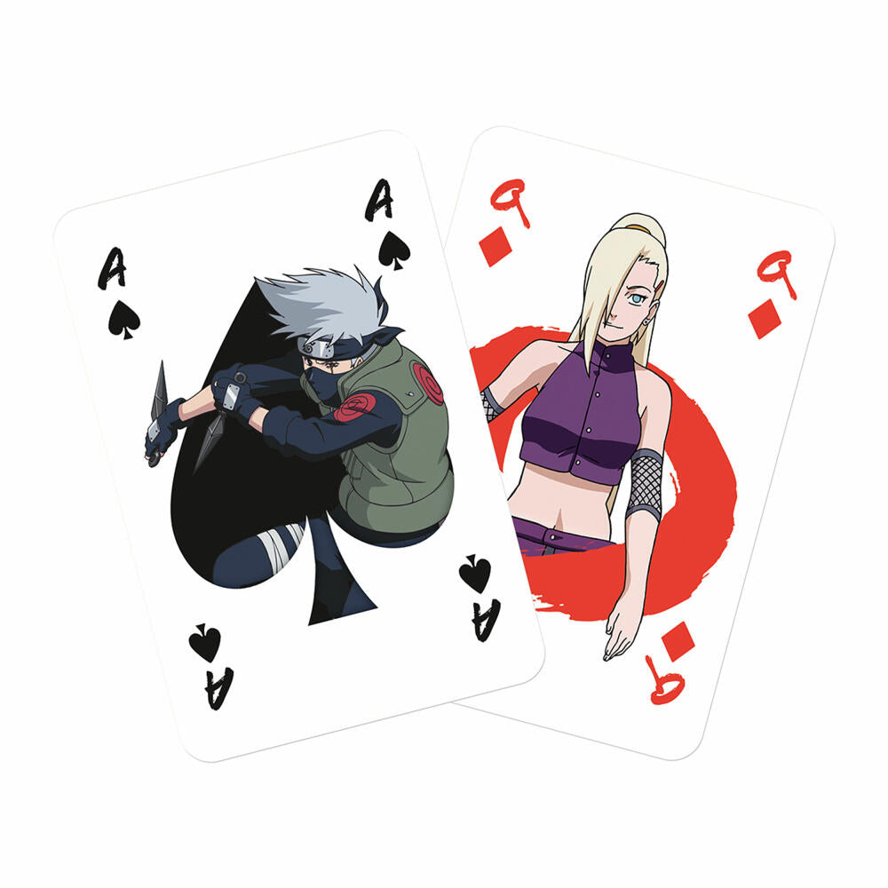 Winning Moves No1 Spielkarten Naruto, Kartenspiel, Französisches Blatt, ab 6 Jahren, WM03022-EN1-12