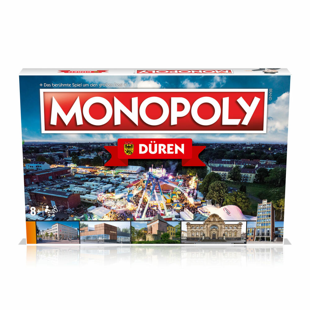 Winning Moves Monopoly Düren, board game, parlor game, family game, 48213