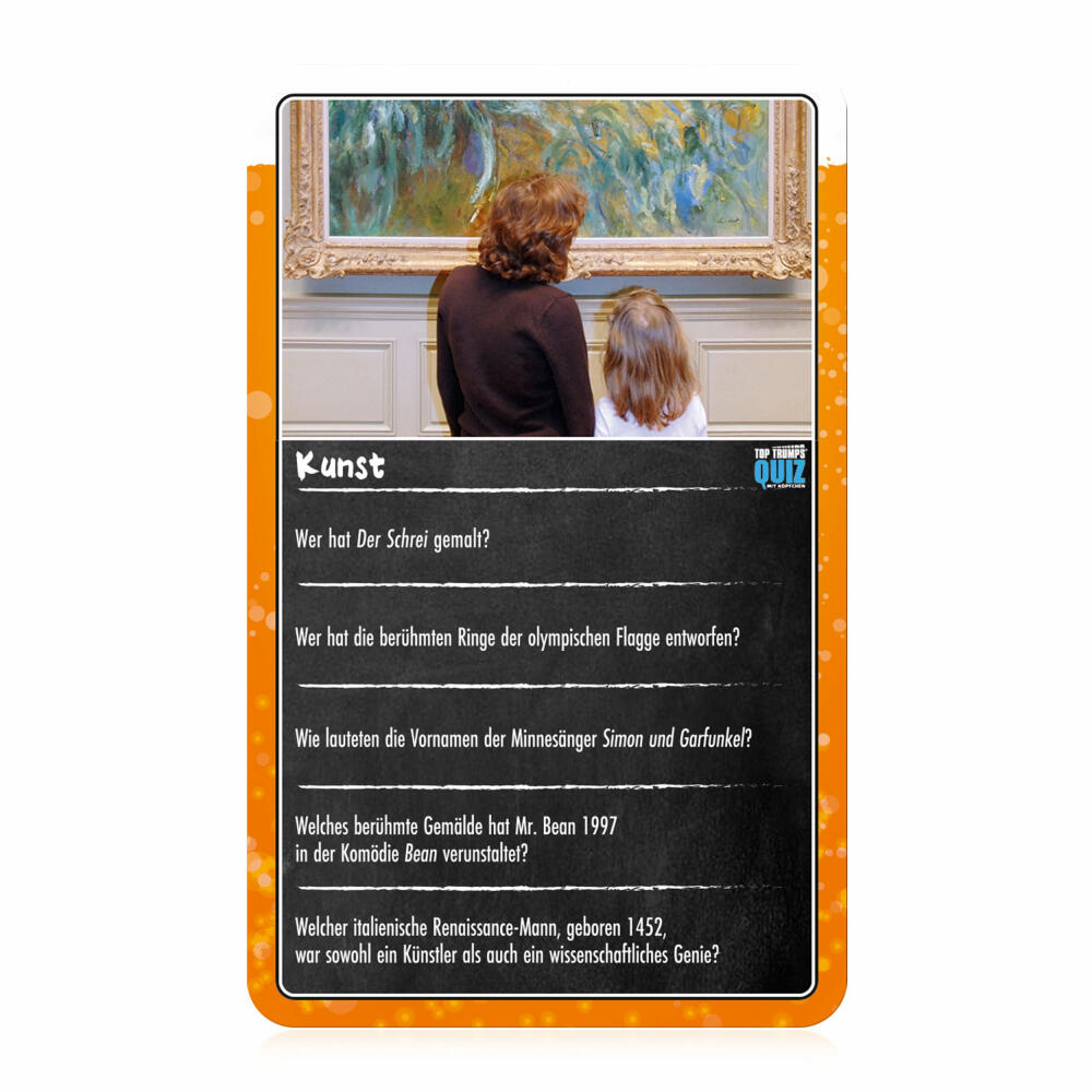Winning Moves Top Trumps Pub Quiz, quiz game, board game, knowledge game, 47414