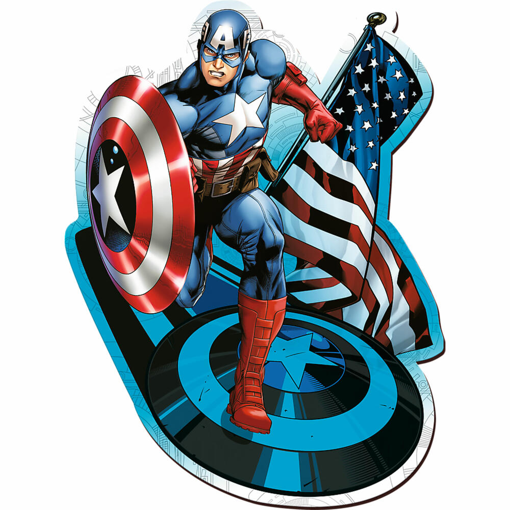 Trefl wooden puzzle Marvel Avengers - Captain America, 160 pieces, 20194
