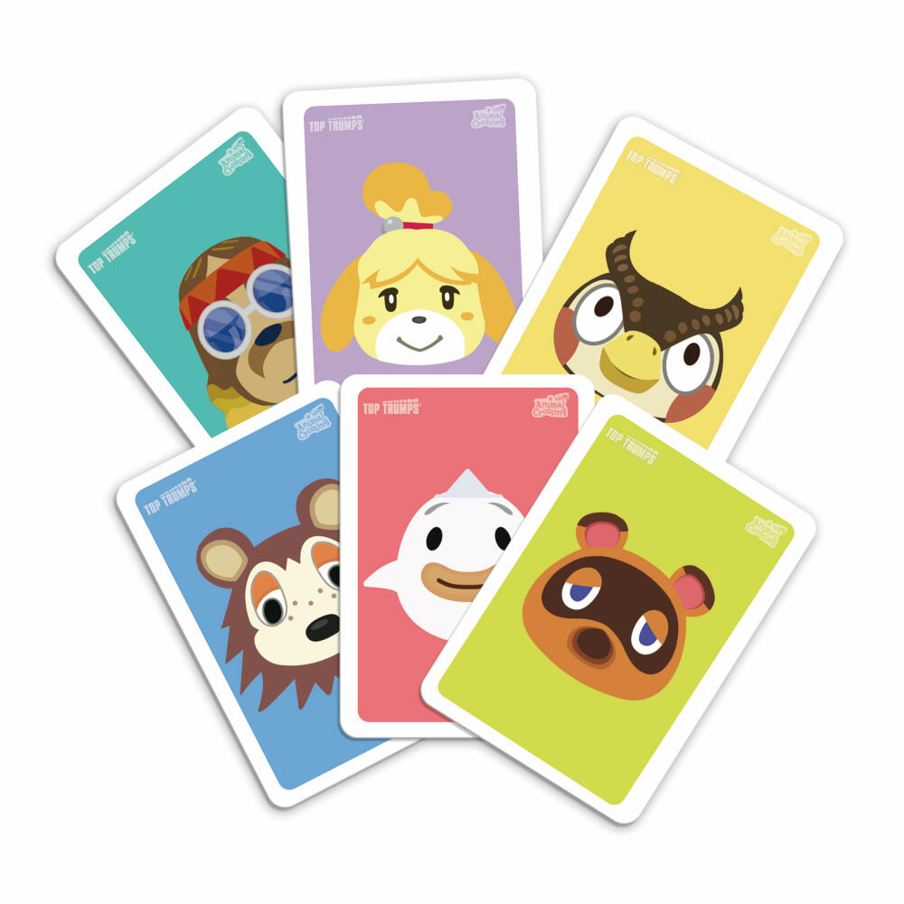 Winning Moves Top Trumps Match Animal Crossing, Dice Game, Board Game, Dice Game, Children's Game, 44950