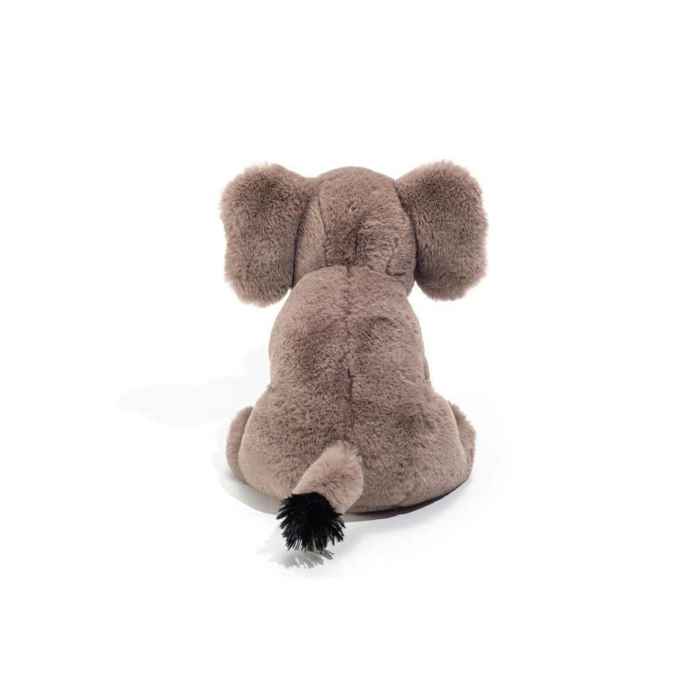 Teddy Hermann Elephant sitting, plush toy, cuddly toy, wild animal, plush, grey, 25 cm, 907435