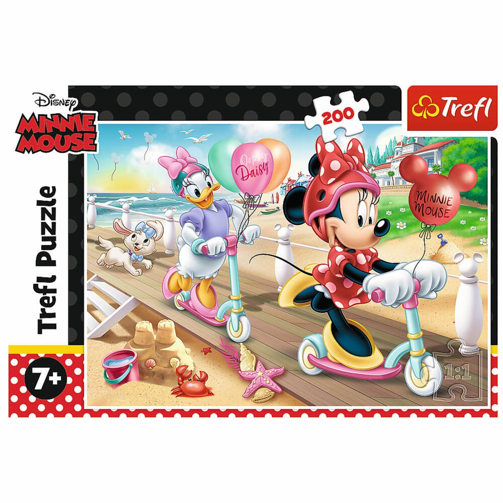 Trefl Puzzle Disney Minnie Mouse, children's puzzle, 200 pieces, 48 x 34 cm, 13262