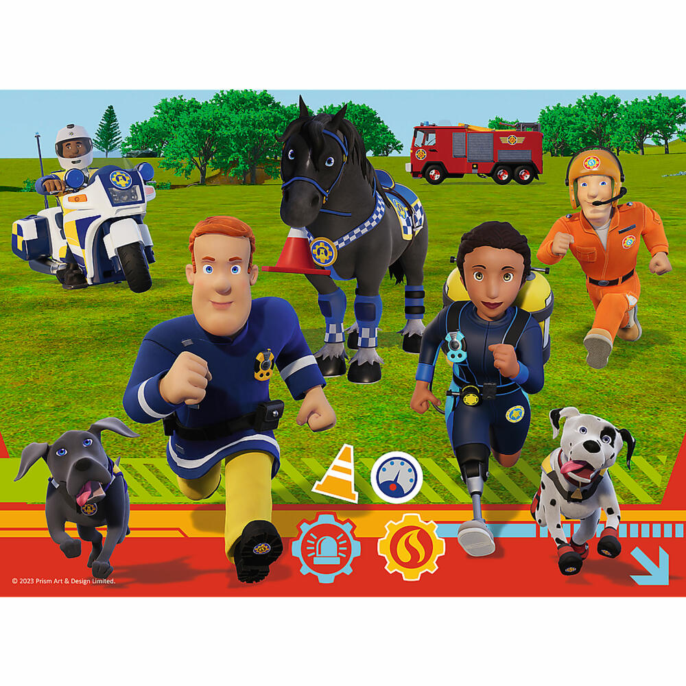Trefl Puzzle Fireman Sam, children's puzzle, 30 pieces, 27 x 20 cm, 18297