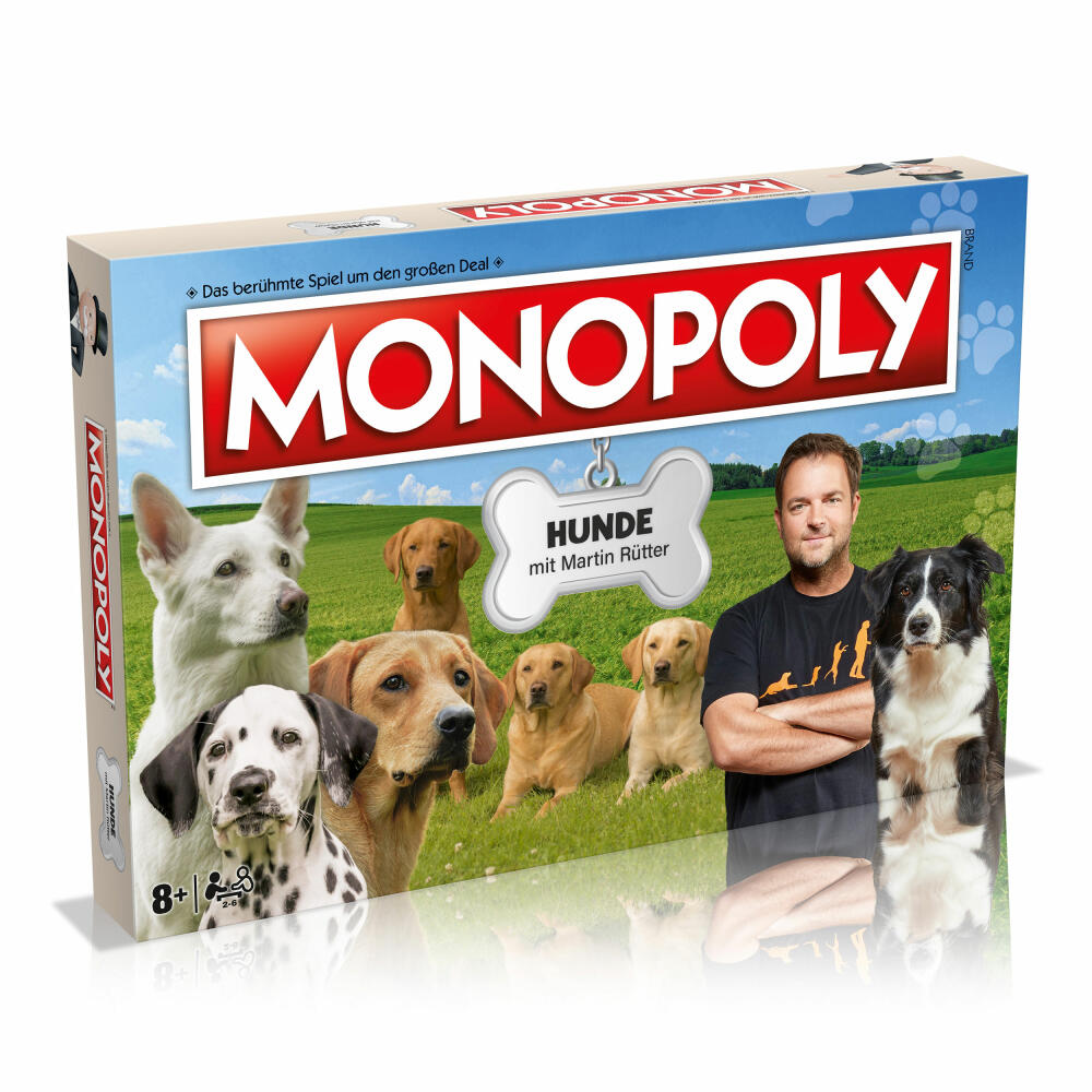 Winning Moves Monopoly - Dogs, board game, children's game, parlor game, from 6 years, WM03442-GER-6