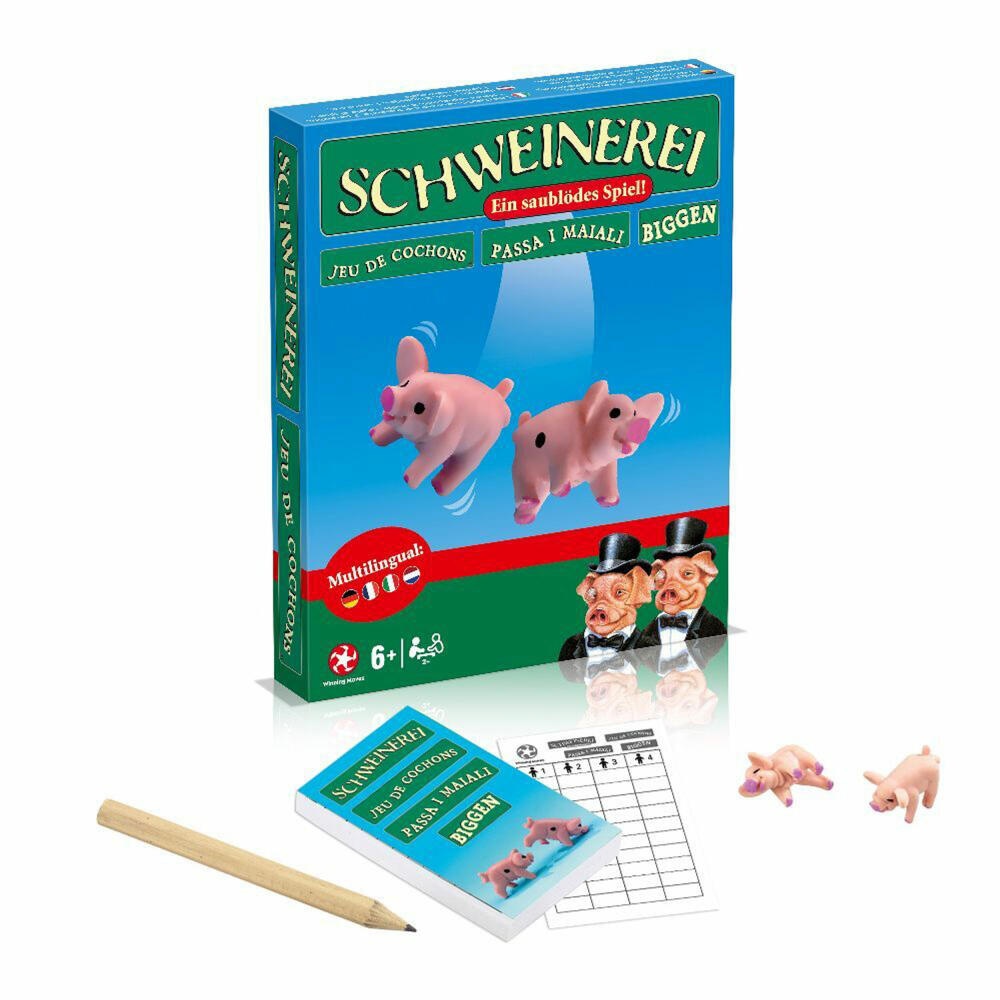Winning Moves Schweinerei, cult game, dice game, dice game, board game, WM03291-ML1-12