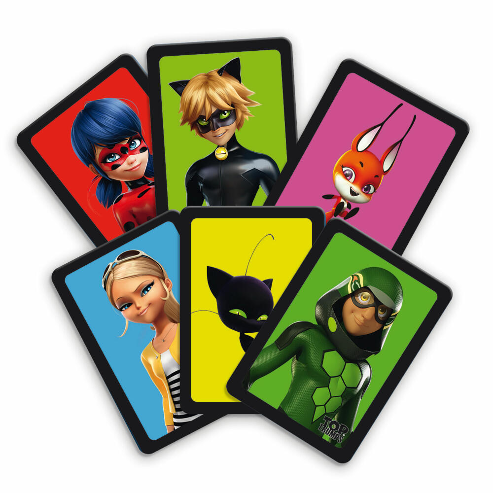 Winning Moves Top Trumps Match Miraculous, Dice Game, Board Game, Dice Game, Children's Game, 40594
