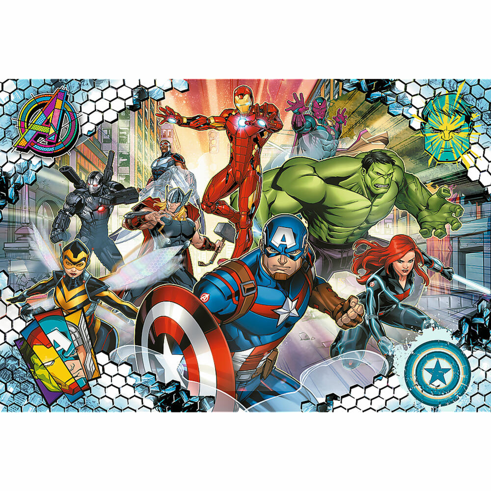 Trefl Puzzle Avengers, children's puzzle, 100 pieces, 41 x 27.5 cm, 16454