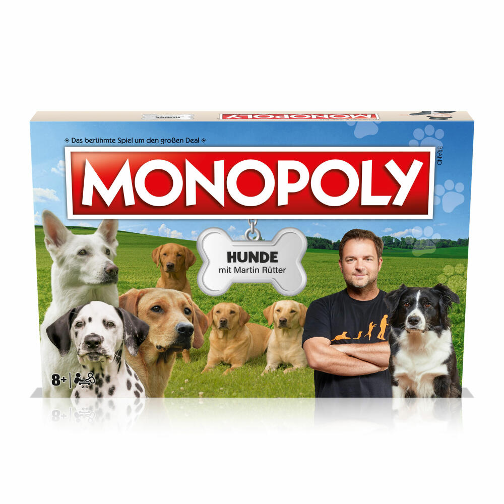 Winning Moves Monopoly - Dogs, board game, children's game, parlor game, from 6 years, WM03442-GER-6