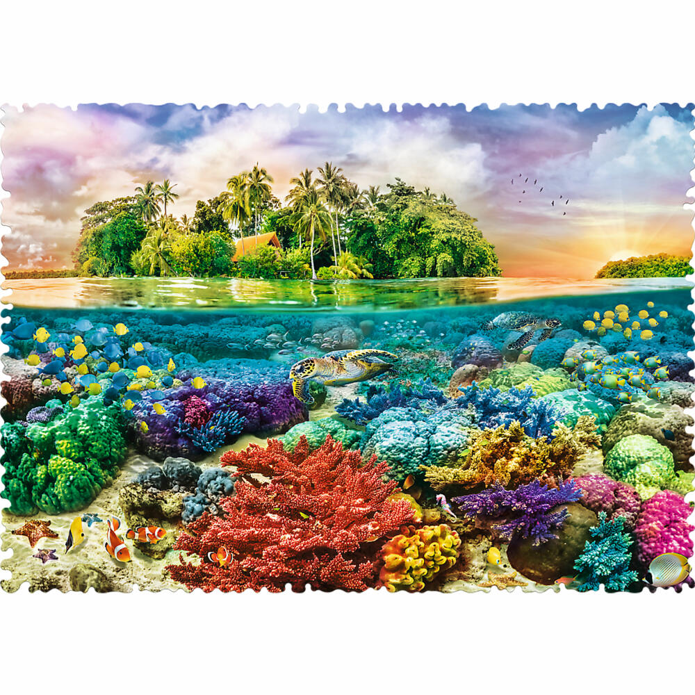 Trefl Puzzle Crazy Shapes Tropical Island, 600 pieces, 68.3 x 48 cm, 11113